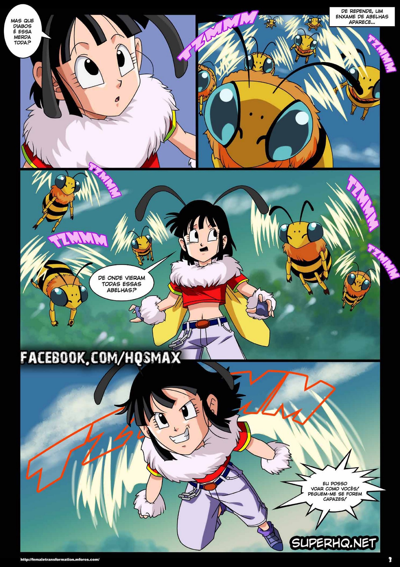 Pan a netinha puta do Goku