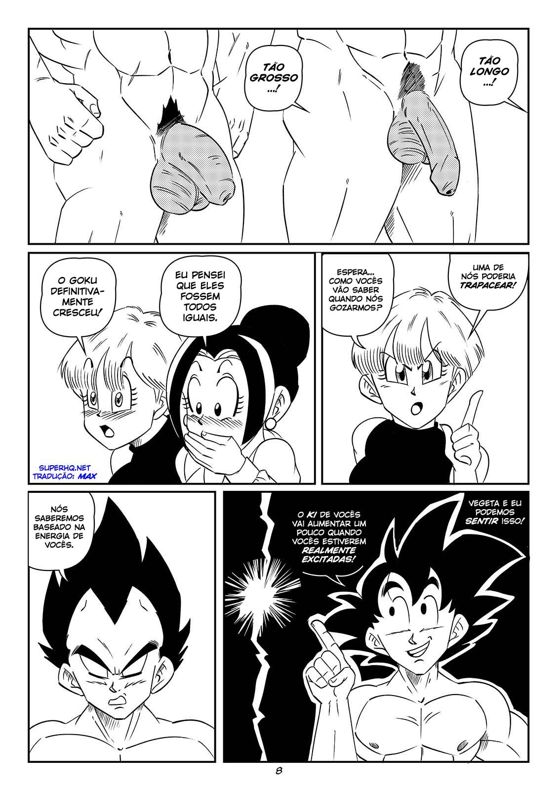 Troca de casais - Chi-Chi e Vegeta vs Goku e Bulma