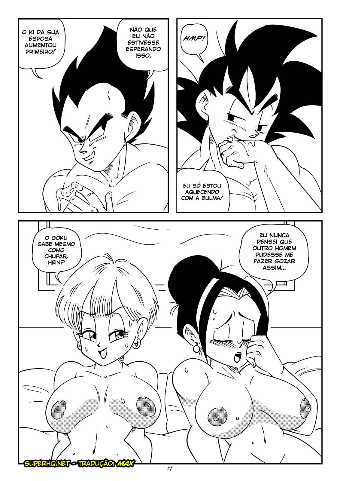 Troca de casais - Chi-Chi e Vegeta vs Goku e Bulma