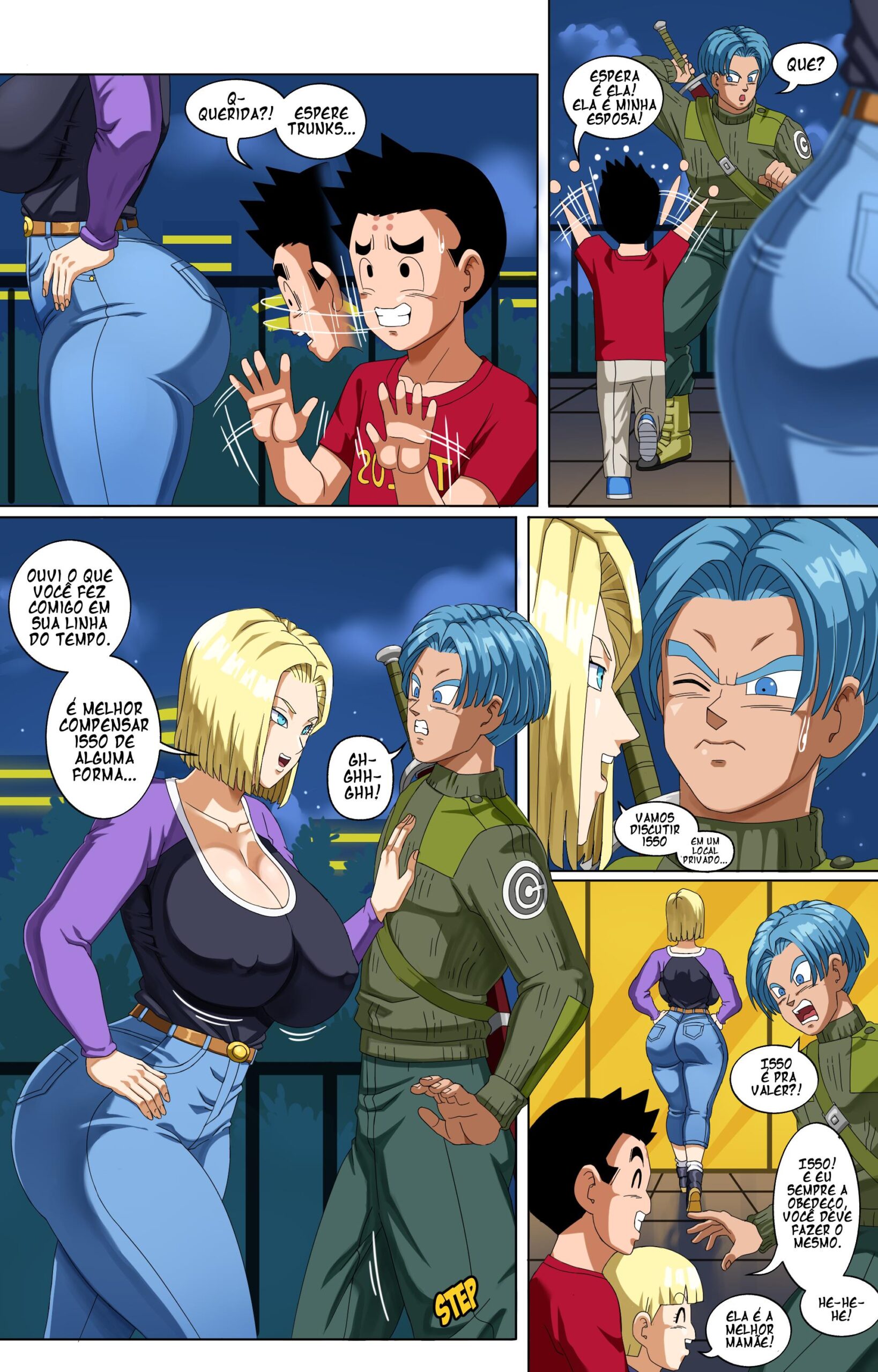 Trunks reencontra a Andróide 18