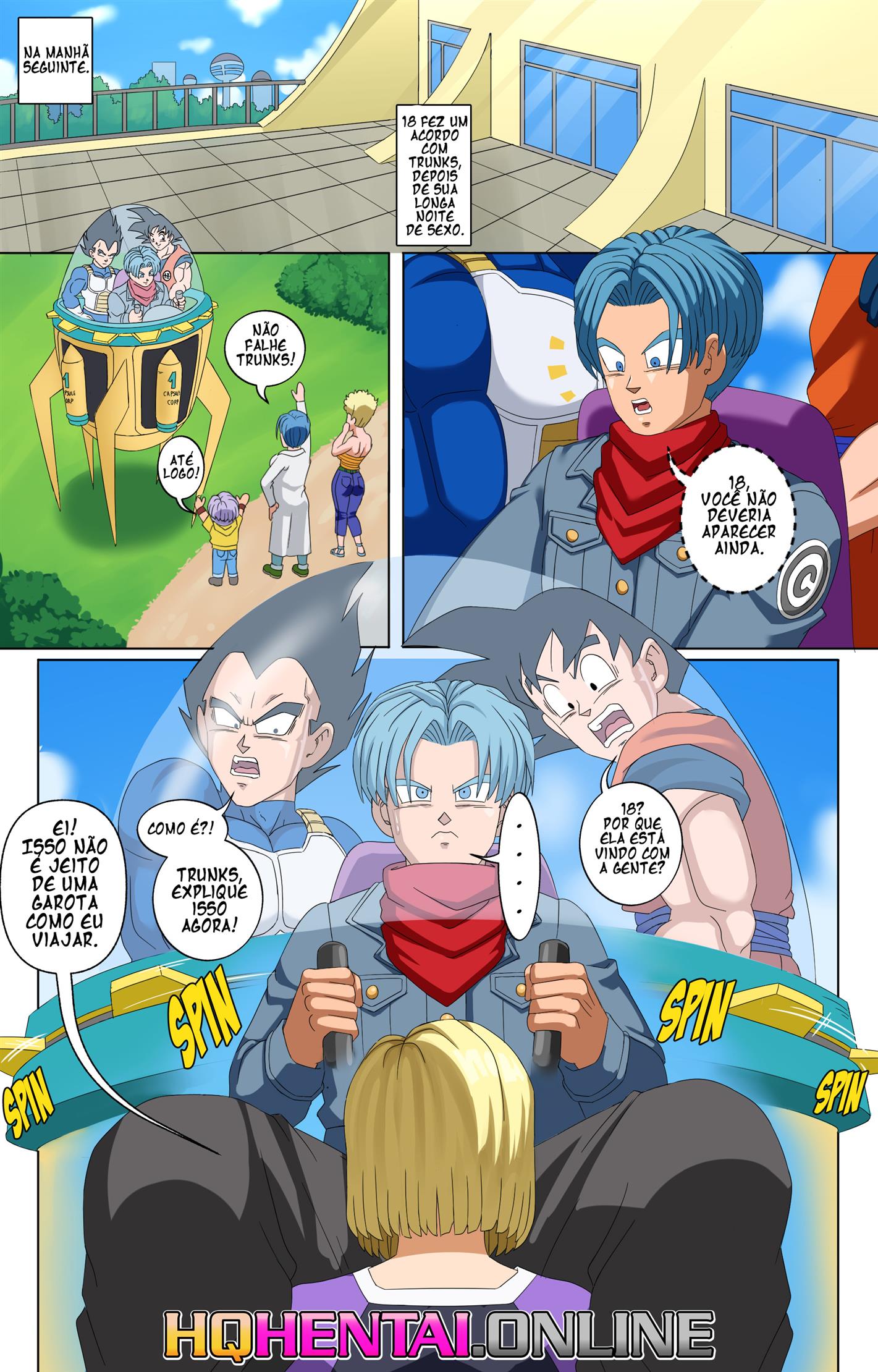 Trunks reencontra a Andróide 18