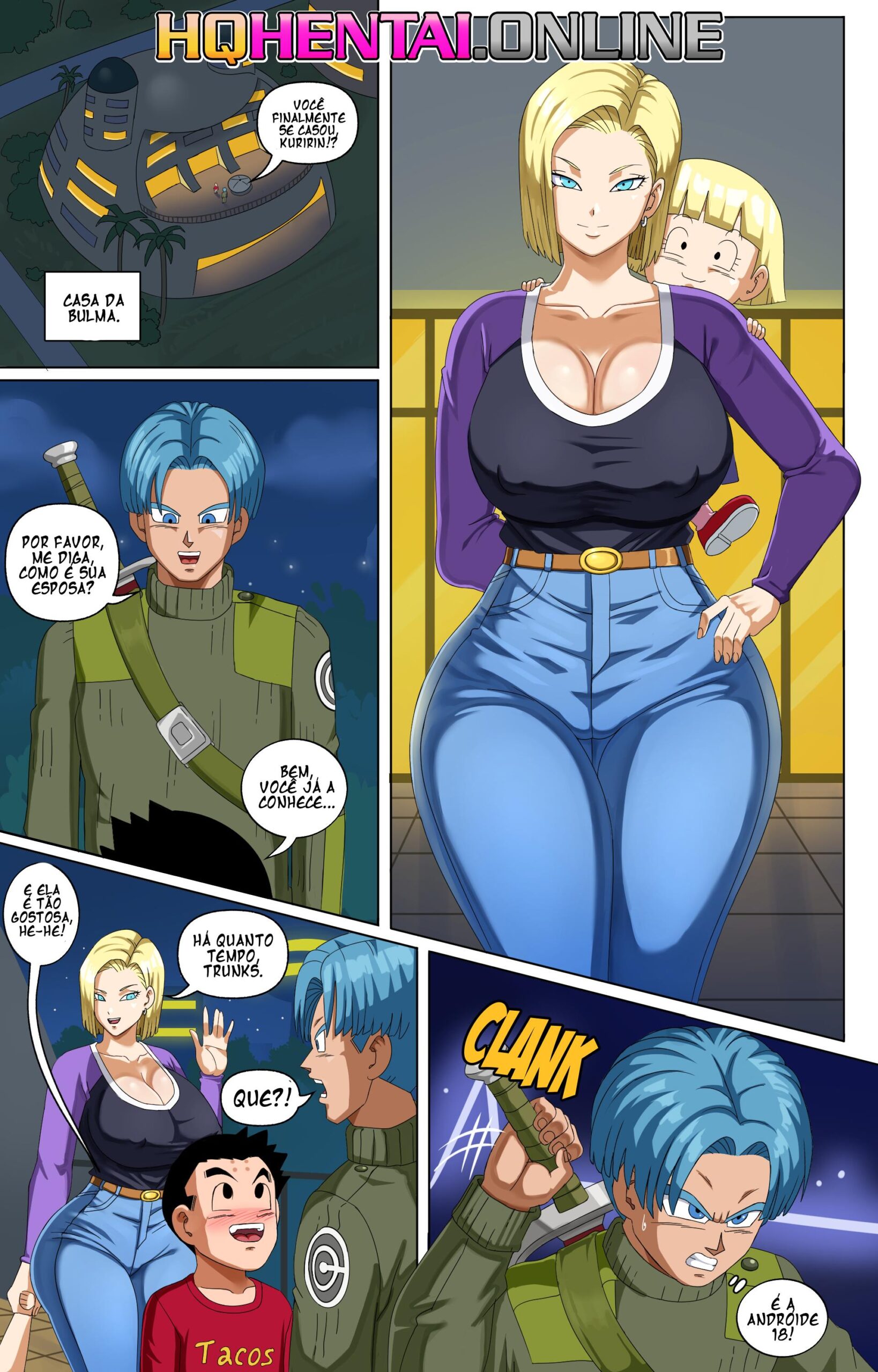 Trunks reencontra a Andróide 18