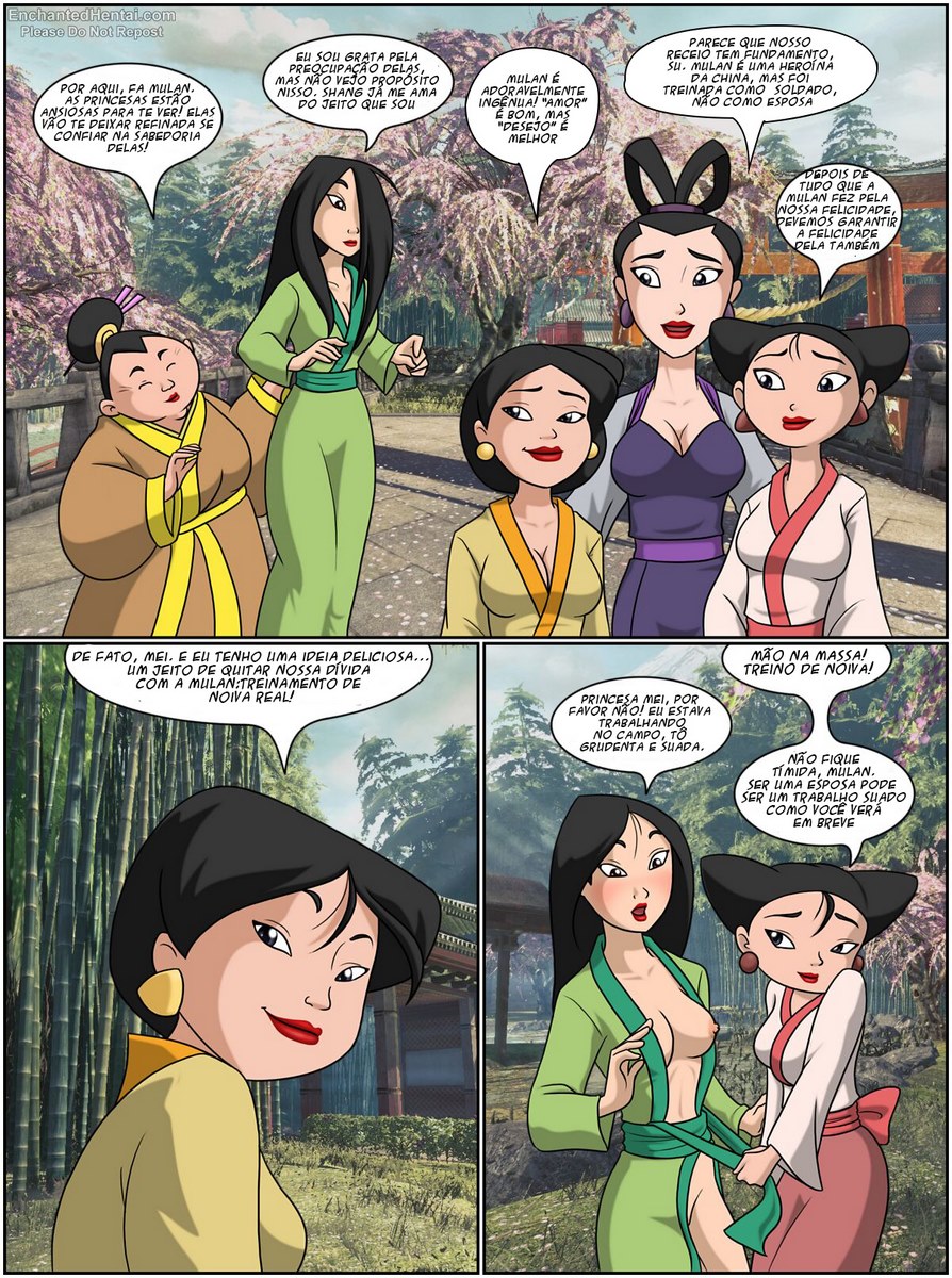 Mulan's Bridal Training